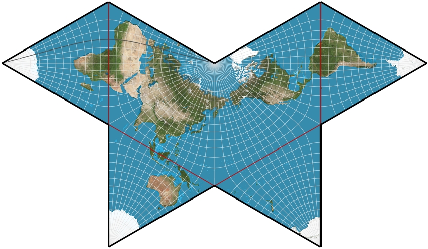 Cahill's conformal butterfly