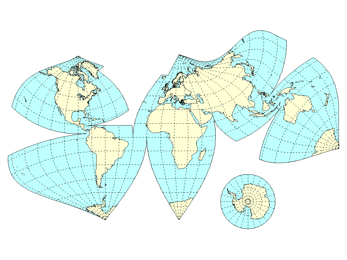 Theelen equivalent quintuple projection