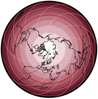 Wiechel equal-area projection