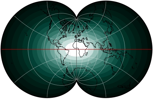 Optimal conformal map of the world