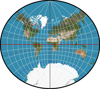 β map, rotated to convention