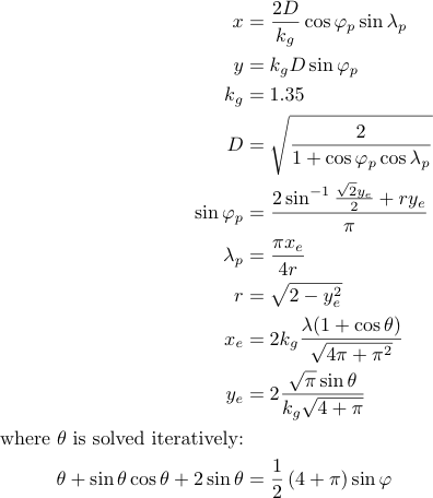 Generating formulæ for Strebe 1995.